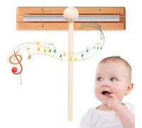 Mindfulness Bell - Mazo de meditación para el aula, campana de mano curativa de sonido, timbre de sanación de sonido, instrumentos de timbre de percusión, instrumento de relajación para profesores y