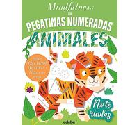 MINDFULNESS con pegatinas numeradas: ANIMALES (DIBUJO Y MANUALIDADES)