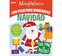 MINDFULNESS CON PEGATINAS NUMERADAS: NAVIDAD (DIBUJO Y MANUALIDADES)