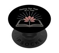 Mindfulness Journaling Self Care Terapia de Bienestar Mental PopSockets PopGrip Adhesivo