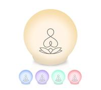 Mindfulness - Luz de respiración guiada de meditación visual para TDAH, 4 modos de entrenamiento de respiración, herramientas de terapia de alivio de ansiedad y estrés, regalos para niños, adultos,