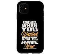 Mindfulness Manifestación Crecimiento Mentalidad Cita Carcasa para iPhone 11