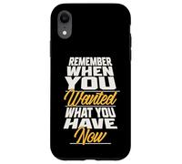 Mindfulness Manifestación Crecimiento Mentalidad Cita Carcasa para iPhone XR