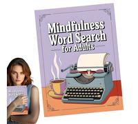 Mindfulness -Word Buscar, Búsqueda de Palabras Libros, Palabra Encontrar Actividad rompecabezas, Juegos de ejercicios cerebrales portátiles, Actividades de entretenimiento para pasatiempo Sala de