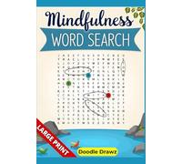 Mindfulness Word Search (Large Print) for Adults & Seniors (Travel Size Paperback): 850+ Words to Find | Brain Games for Memory Improvement, ... men & women (Fun Activities & Brain Games)