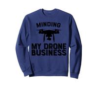 Minding My Drone Business Divertido Drone Sudadera