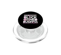 Minding My Own Black Business Apoyando el Cáncer de Mama Rosa PopSockets PopGrip para MagSafe