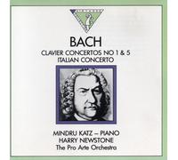 Mindru Katz - Bach: Clavier Concertos No. 1 & 5, Italian Concerto
