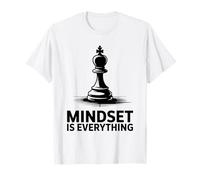 Mindset Is Everything Funny Chess Peón Cita Motivacional Camiseta
