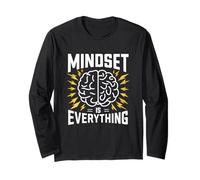 Mindset Is Everything Inspirational Mind - Cita Motivacional Manga Larga