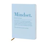 Mindset is Everything Journal Notebook, Motivational Gifts for Women 200 Pages, 5.6 x 8.5 inch Ruled Thick Paper Notebook Journals, A5 Hardcover Leather Inspirational Notebooks for Office Work