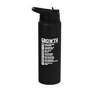 Mindset Positivity Art Inspirador Mente Motivacional Cita Stainless Steel Insulated Water Bottle
