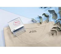 Mine Stamp Sello Personalizable para Ropa y Libros | Marcador Personalizado Infantil | Sello Textil con Nombre para Niños para Ropa de Guardería