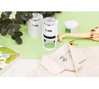 Mine Stamp - Sello Redondo Personalizado para Ropa Infantil y Objetos | Sello Textil Marcador de Nombre con Icono | Ideal para Guardería, Colegio y Campamentos | Tinta Permanente Resistente a Lavadora