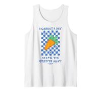 Minecraft A Carrot A Day Keeps The Creeper Away Carrot Icon Camiseta sin Mangas