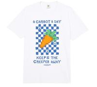 Minecraft A Carrot A Day Keeps The Creeper Away Carrot Icon Comfort Colors Adult Heavyweight T-Shirt