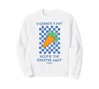 Minecraft A Carrot A Day Keeps The Creeper Away Carrot Icon Sudadera