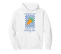 Minecraft A Carrot A Day Keeps The Creeper Away Carrot Icon Sudadera con Capucha