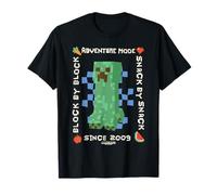 Minecraft Adventure Mode Block by Block Snack by Snack 2009 Camiseta