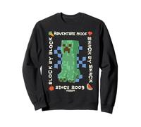 Minecraft Adventure Mode Block by Block Snack by Snack 2009 Sudadera