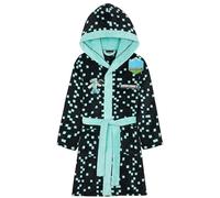 Minecraft Albornoz Niños Creeper Bata Adolescente en Felpa Suave con Capucha Cinturón y Bolsillos Ropa de Dormir Regalos para Niños