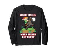 Minecraft Alex Count On Me When Things Get Heavy Poster Manga Larga