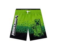 Minecraft Bañador Niño, Bañador Natacion Niño Creeper, Natación Niños Juegos, Verde 11-12 años