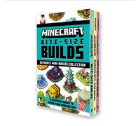 Minecraft: Bite Size Builds Slipcase x 3: The official collection of illustrated mini-projects with over 60 fun builds: the perfect Christmas gift for gamers of all ages and abilities.