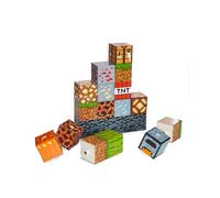 Minecraft Block Building Lamp Splice Light Diy Stitching Night Light Desktop Decoration