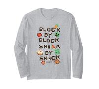 Minecraft Block by Block Snack by Snack Classic Game Icons Manga Larga