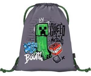 Minecraft - Bolsa de deporte para niños y niñas, Minecraft II, Minimalista