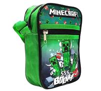 MINECRAFT Bolso Niño Riñonera Bandolera Niño Hombro Ajustable Viaje Deportivo Tiempo Libre Gadget 18 x 11 x 2 cm