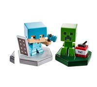 Minecraft Boost Pack de 2 Minifiguras Alex y Creeper (Mattel GKT43)