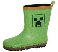 Minecraft Botas de goma niños Botas de lluvia gamer infantiles Negras 31 EU Niño