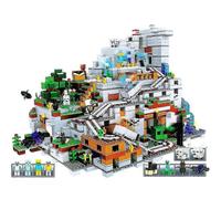 Minecraft Building Set 2052pcs The Mountain Cave Minecraft My World Series Safe and Top Quality zZ