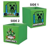 Minecraft - caja plegable tela 30x30 cm