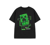 Minecraft Camiseta Caminos Creeper Interior de Manga Corta BL 14-15 Años