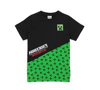 Minecraft Camiseta Caminos Creeper Interior de Manga Corta BL 7-8 Años
