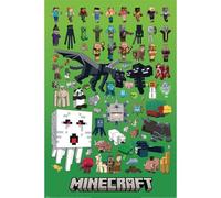 Pyramid International Póster de personajes de Minecraft, 60 x 90 cm