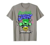 Minecraft Chicken Jockey Graffiti Style Lettering & Art Camiseta