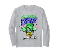 Minecraft Chicken Jockey Graffiti Style Lettering & Art Manga Larga