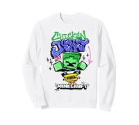 Minecraft Chicken Jockey Graffiti Style Lettering & Art Sudadera