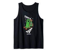 Minecraft Christmas Tisss The Season! Creeper & Holiday Tree Camiseta sin Mangas
