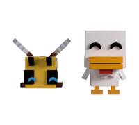 Minecraft co. figuras vinyl bee and chicken monitor buddiez