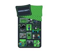 Minecraft Colecciones de Ropa de Cama Infantil de la Marca Modelo Survival Mode Bettwäsche 140Ã-200 cm, 70Ã-90 cm