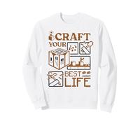 Minecraft Craft Your Best Life Crafting Table Classic Tools Sudadera