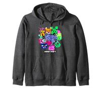 Minecraft Create Explore Survive Graffiti Style Lettering Sudadera con Capucha