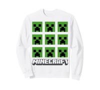 Minecraft Creeper Face 3X3 Grid Sudadera