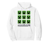 Minecraft Creeper Face 3X3 Grid Sudadera con Capucha