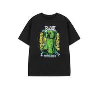 Minecraft Creeper Graphic Tee | Camiseta de manga corta para niños | Camiseta casual de cuello redondo | Mercancía de ropa de personajes icónicos de juegos, Comportamiento hostil, 9-10 años
